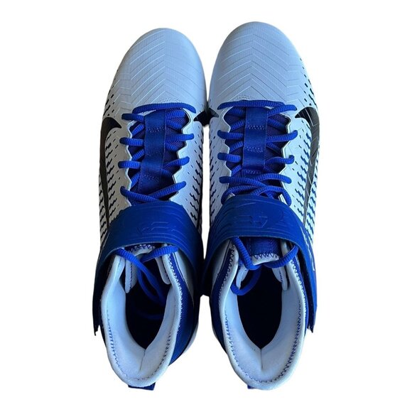 Nike Alpha Menace Pro 2 Mid Football Cleats Team Royal Size 12 BV3945-101 - Picture 8 of 9
